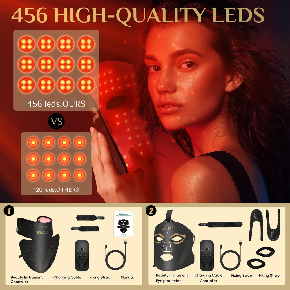 Onisdin red light mask battery charging setup for portable sessions