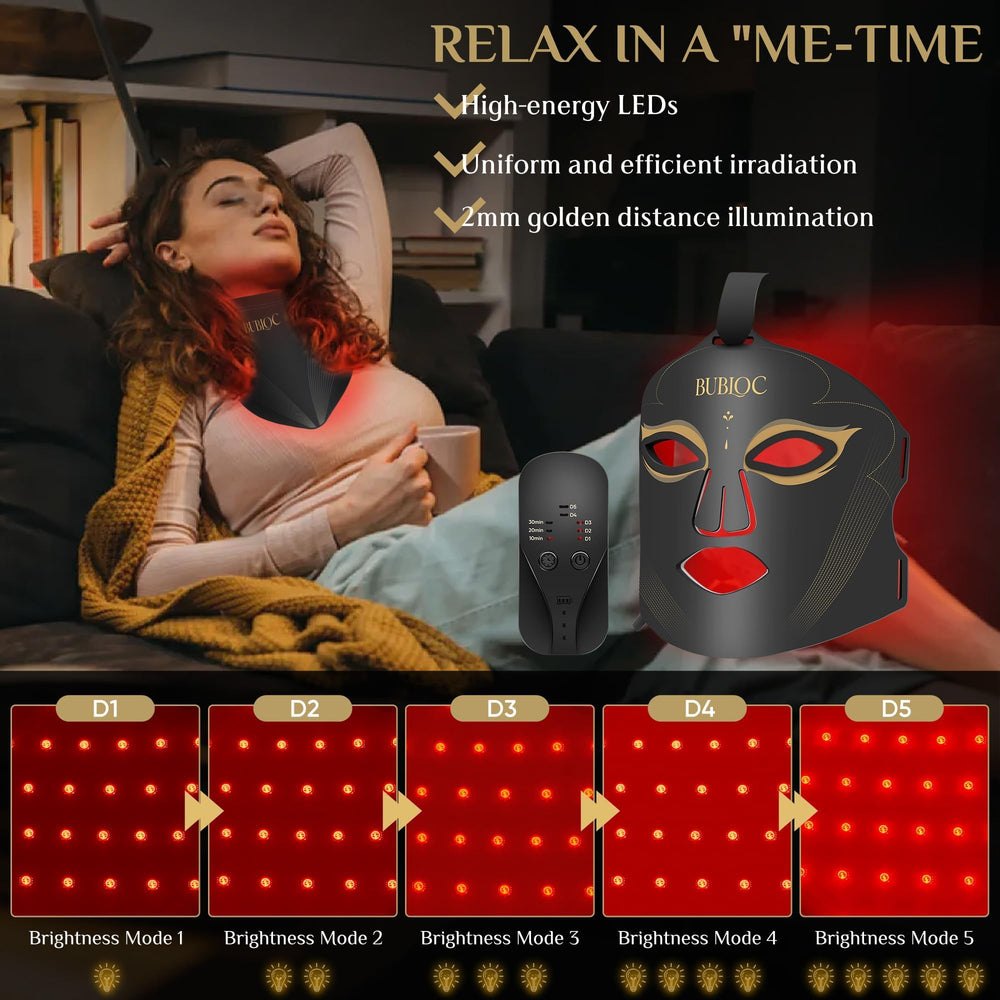 Onisdin red light therapy set packaging with masks and cables