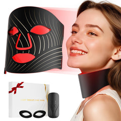 ONLUKY red light therapy face mask front view for at-home skin rejuvenation.