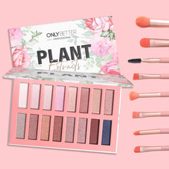 ONLYBETTER vegan eyeshadow palette open case highlights portable design for quick touch-ups.