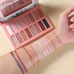 ONLYBETTER vegan nude eyeshadow palette swatches display high pigment payoff for bold or soft day looks.