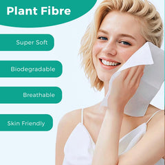 ONLYCARE disposable face towel pack-back, compact storage for on-the-go cleansing.
