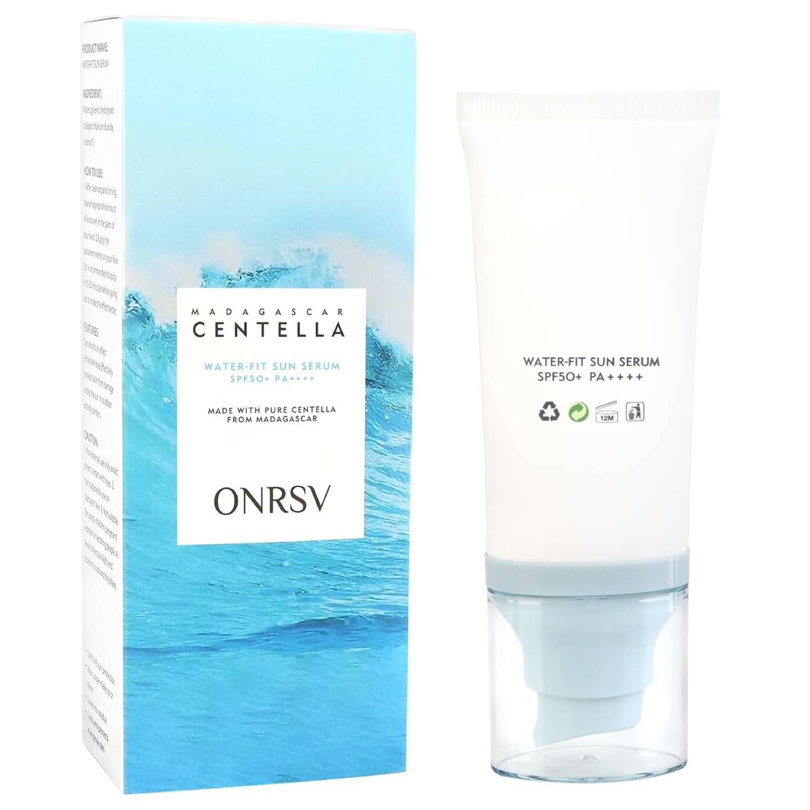 ONRSV Madagascar Centella Sunscreen bottle closed for daily protection