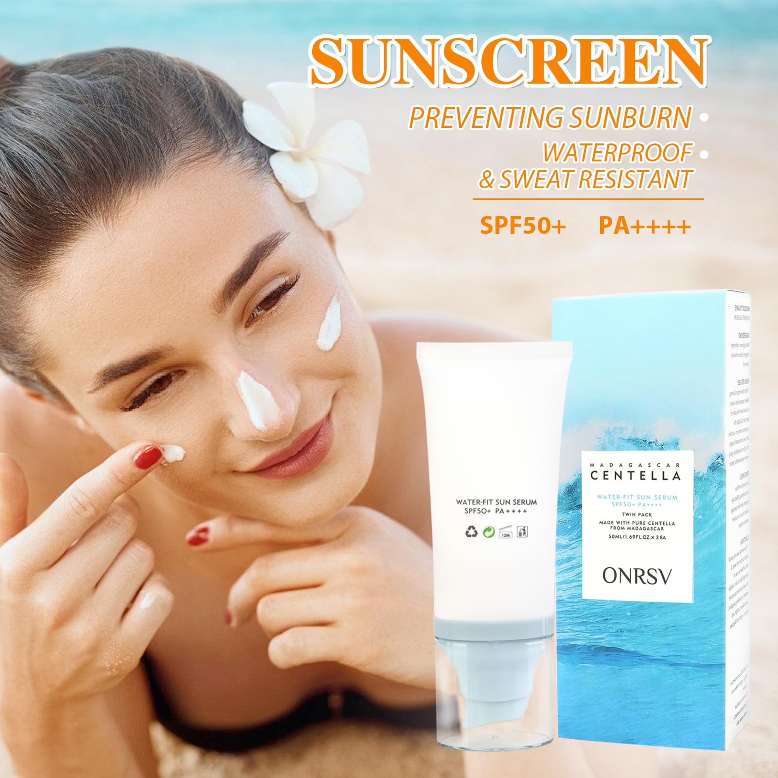 ONRSV Madagascar Centella Sunscreen daily ritual for protected, hydrated skin