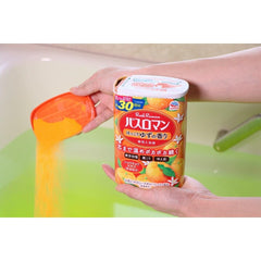 Onsen bath salt yuzu measuring spoon ready for precise dosing