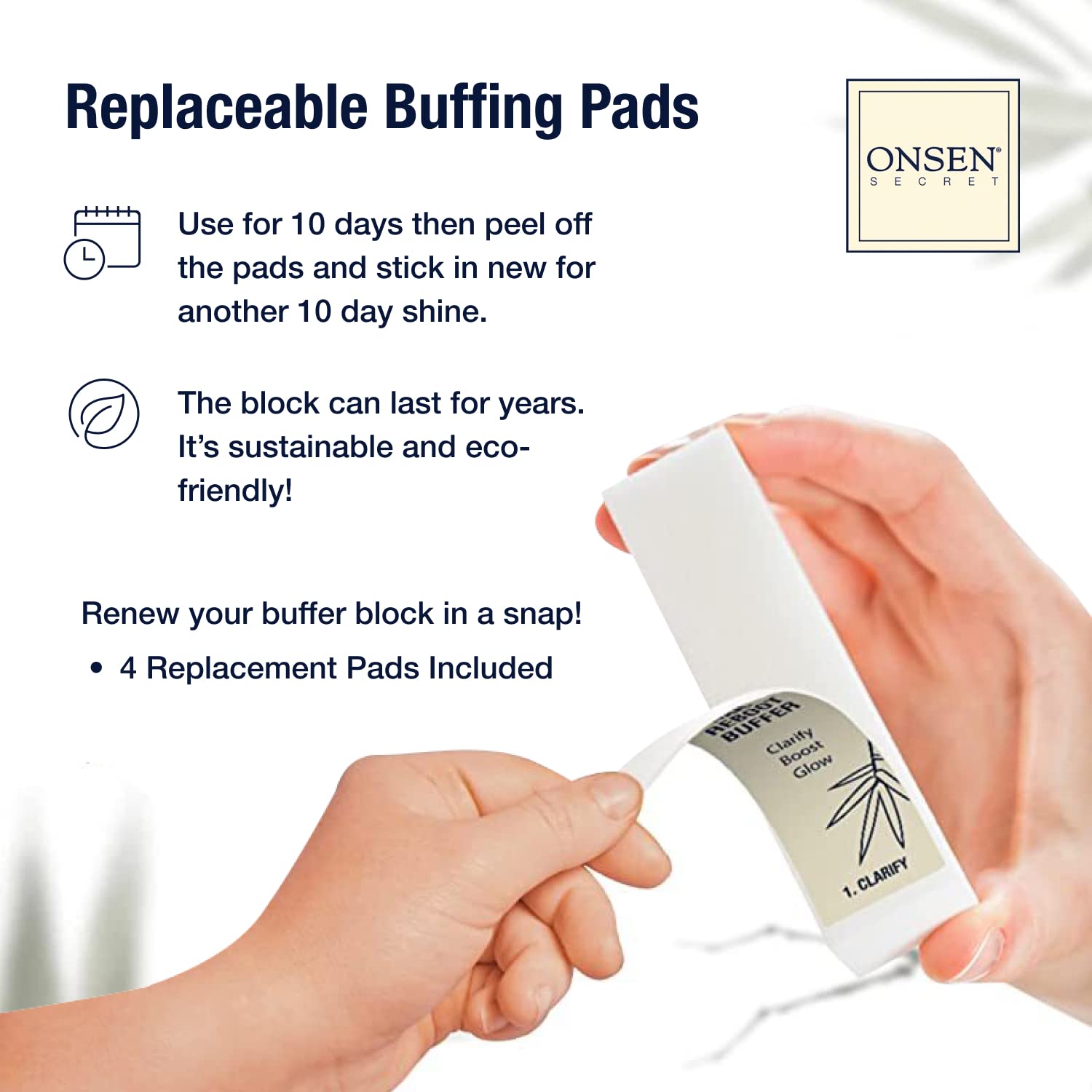 Onsen Secret buffer block durability test emphasizes long-lasting tool