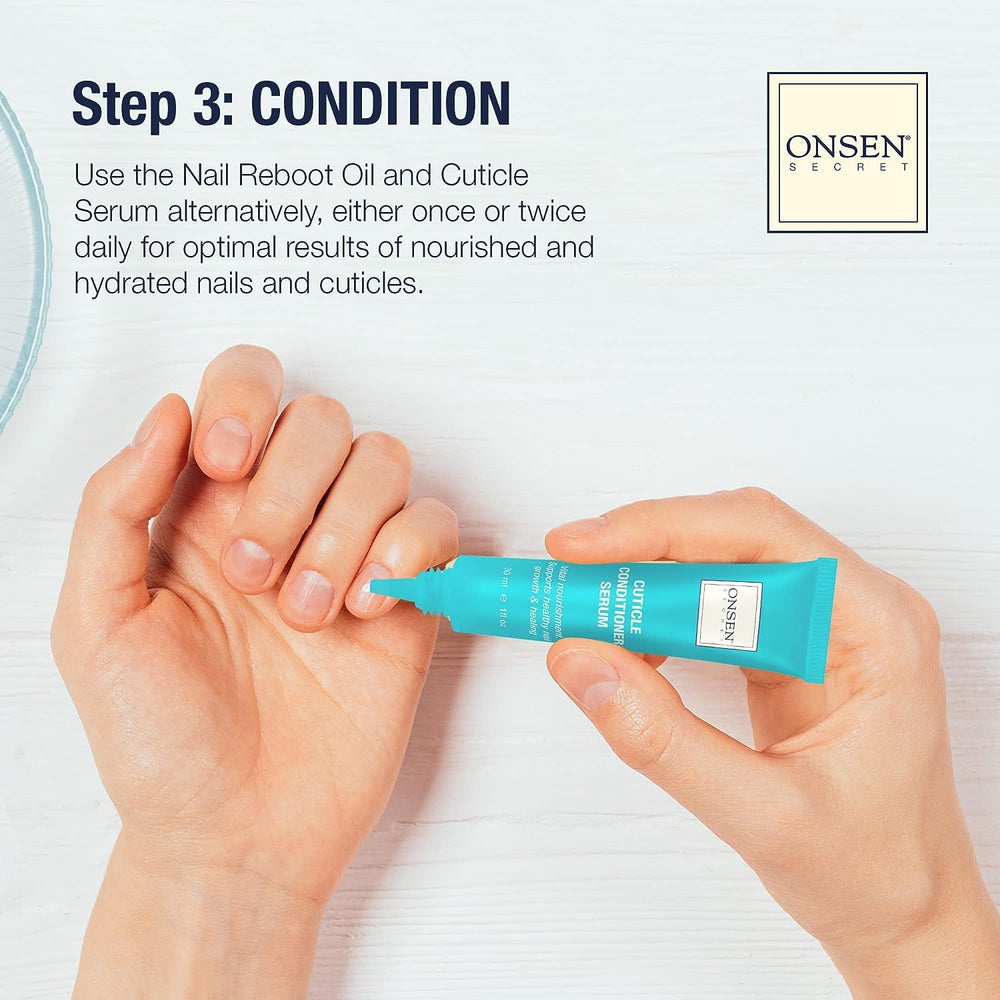 Onsen Secret cuticle serum 15ml nourishing nails for improved moisture balance