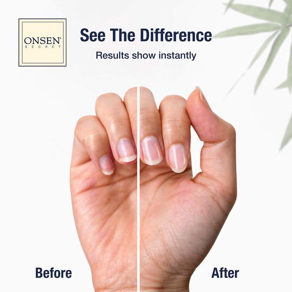Onsen Secret mineral-enriched formulas inspired by hot springs for healthier-looking nails