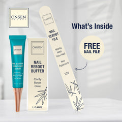 Onsen Secret nail-cuticle-oil-bottle highlights a nourishing bottle for quick cuticle care