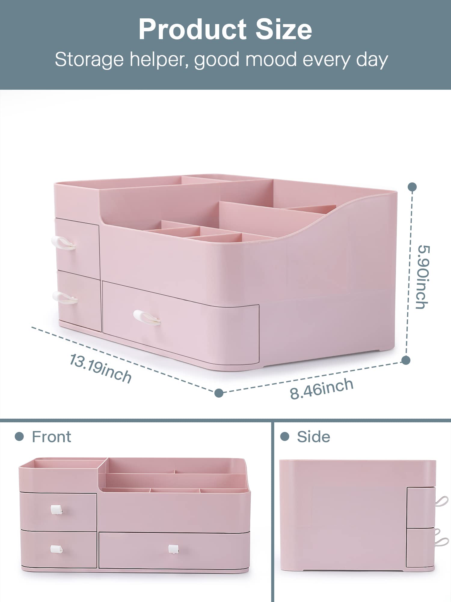 ONXE eyeshadow palettes storage compartments help keep colors organized