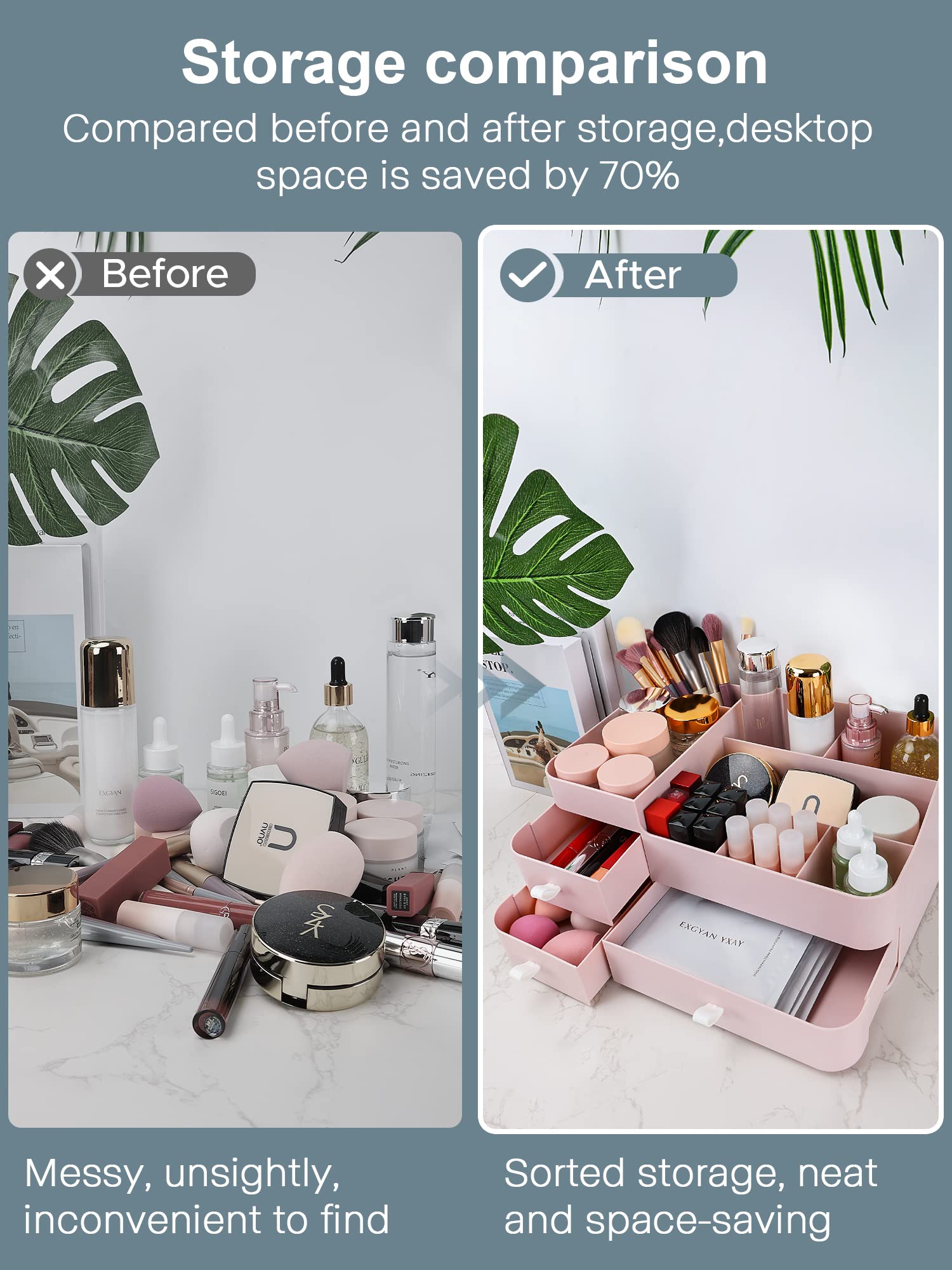 ONXE nail polish and lotion storage keeps bottles upright and accessible