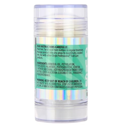 Onyx Professional balm-stick application closeup showing smooth glide
