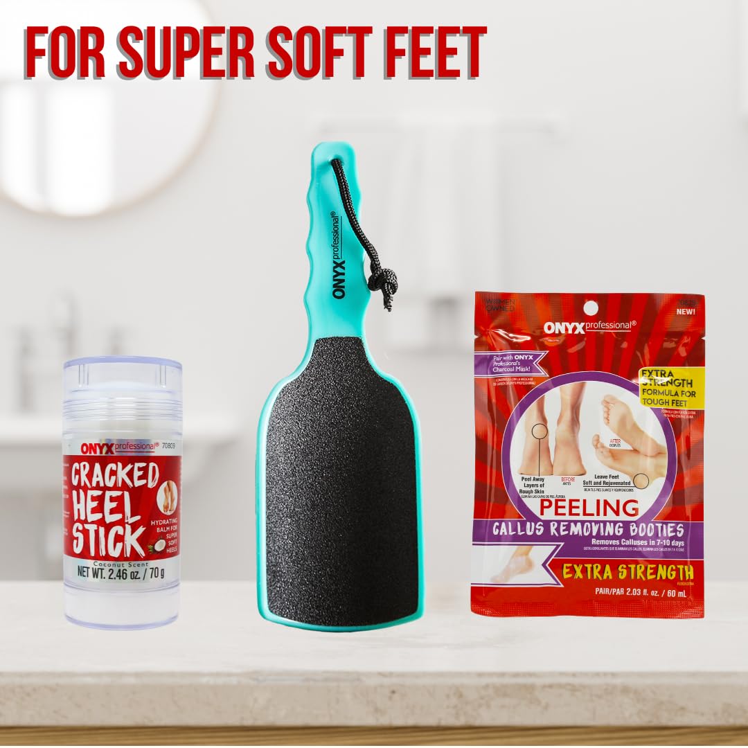 Onyx Professional compact two-pack foot-care kit for on-the-go use.