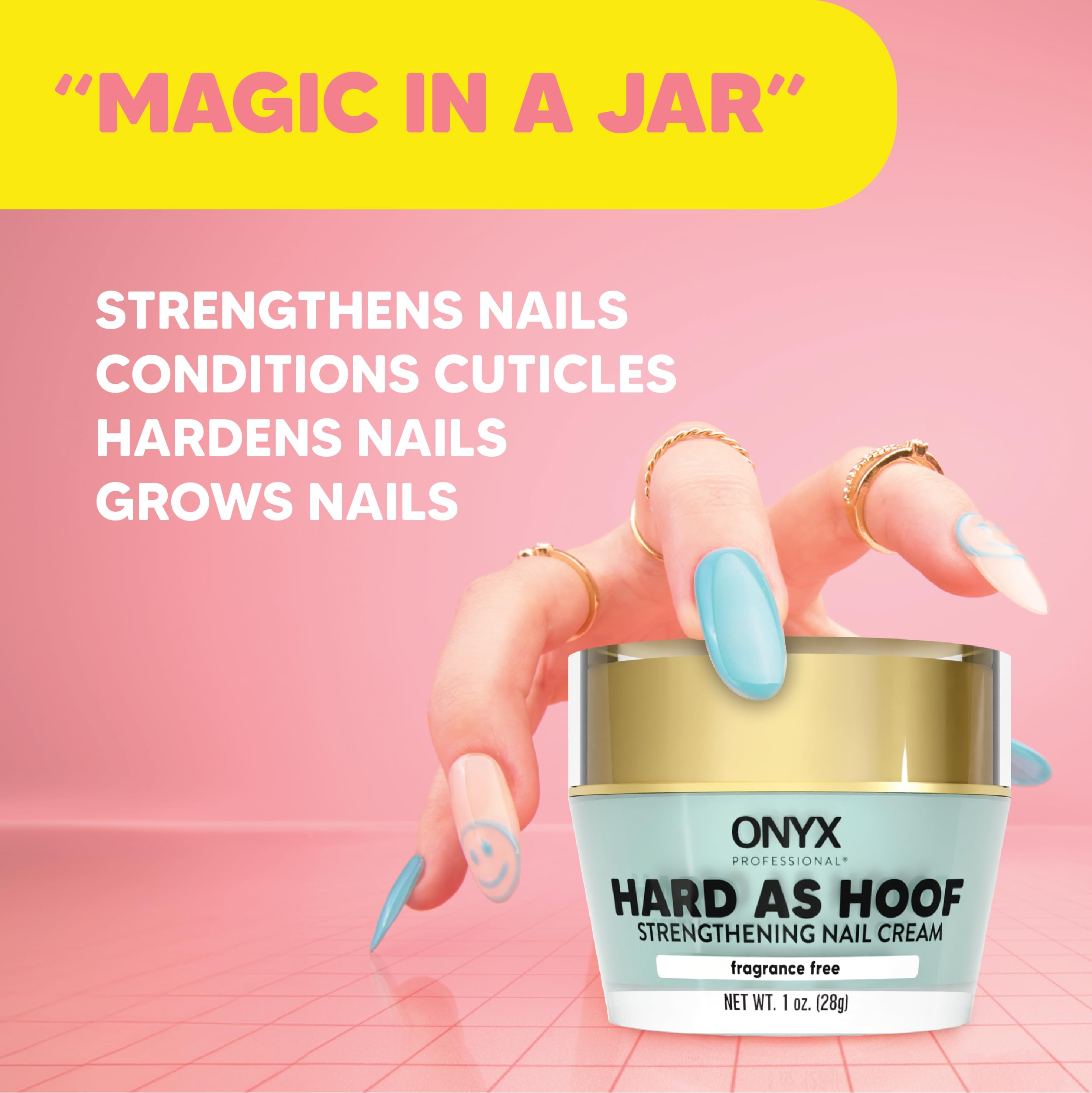 Onyx Professional Hard as Hoof closeup on quick absorption and non greasy finish