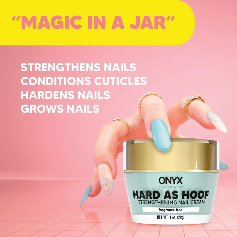 Onyx Professional Hard as Hoof closeup on quick absorption and non greasy finish