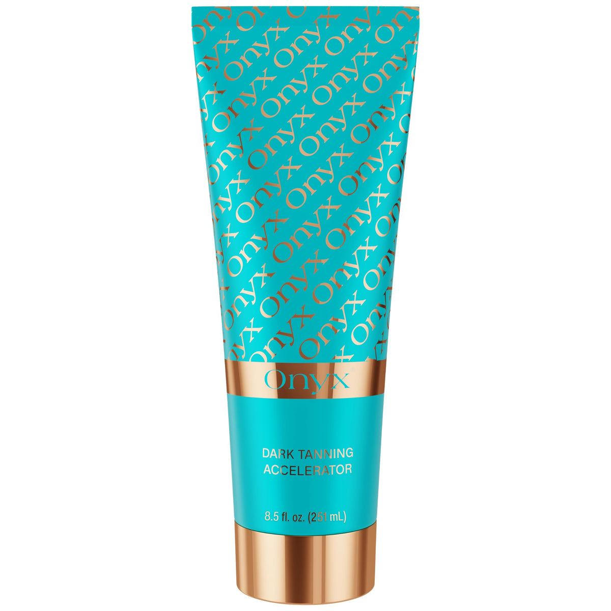 Onyx strongest dark tanning accelerator lotion tube closeup highlights premium formula for faster tanning