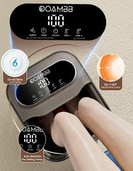 OOAMBB bubble jet and vibration deliver gentle foot stimulation and circulation support