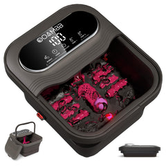 OOAMBB collapsible foot spa with heat and bubble for relaxing at-home foot soak with temperature control