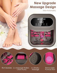 OOAMBB temp control display shows precise temperature for comfortable soaks