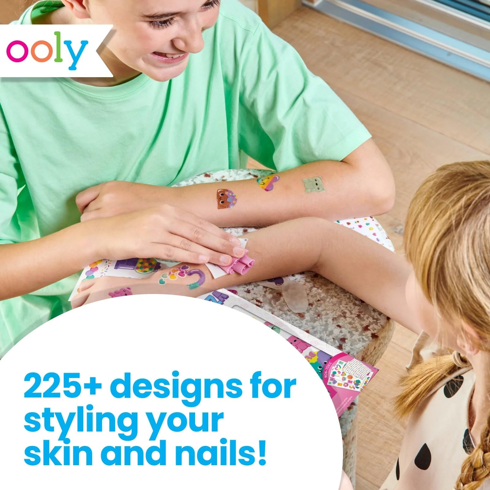 OOLY easy-apply and remove tattoos for mess-free fun