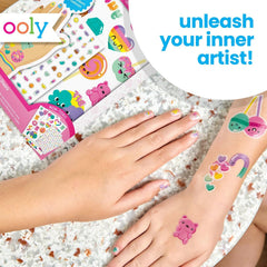 Ooly Sweet Shop tattoos application demo, easy-to-use activity for kids.