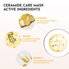 OOTD Ceramide Care Mask close-up with smoothing moisture.