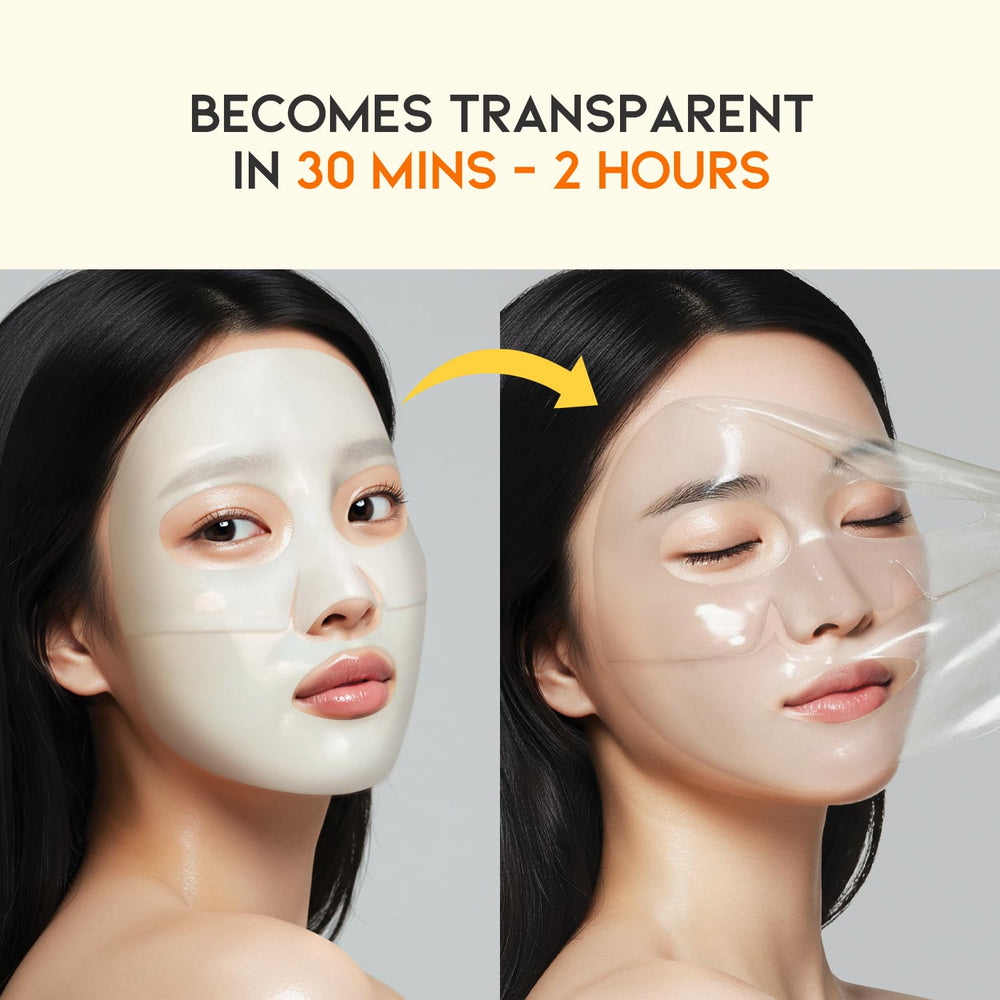 OOTD Hydrogel Mask Face-application-routine demonstrates easy at-home pampering steps.