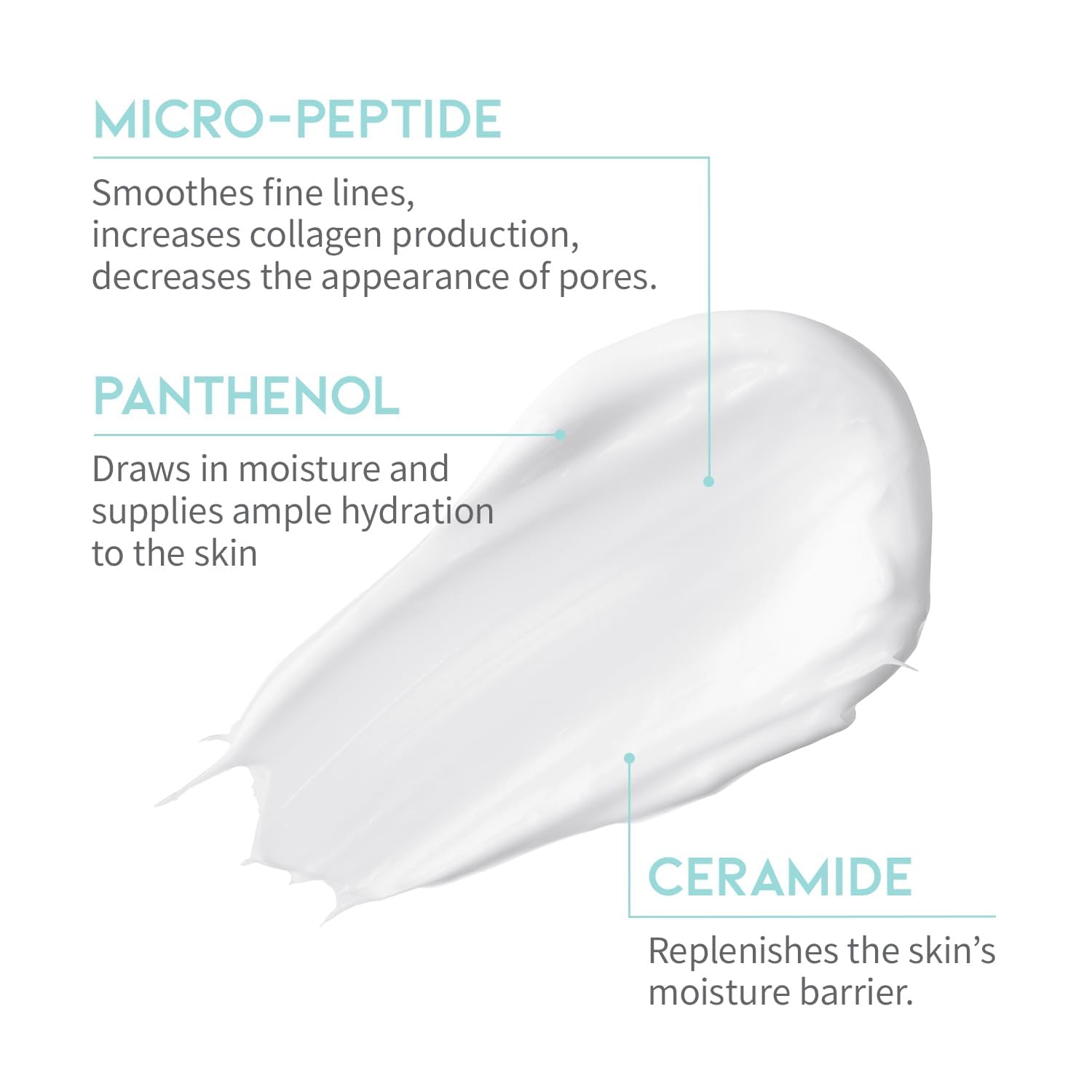 OOTD Peptide Moisturizer Cream fragrance-free formula with thick, soothing texture