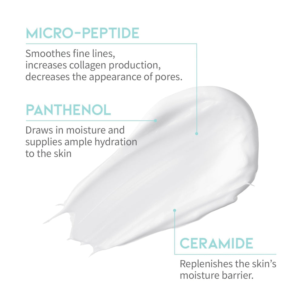 OOTD Peptide Moisturizer Cream fragrance-free formula with thick, soothing texture