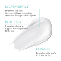 OOTD Peptide Moisturizer Cream fragrance-free formula with thick, soothing texture