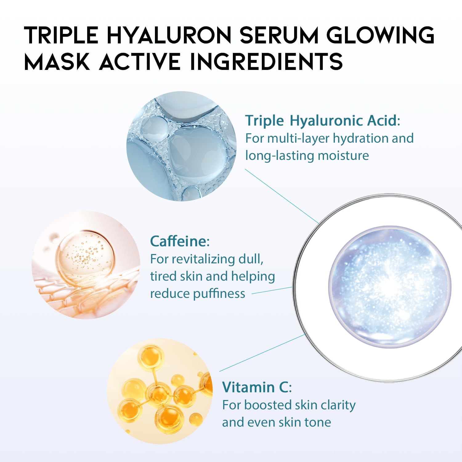 OOTD Sheet Mask serum texture close-up emphasizing hydration.