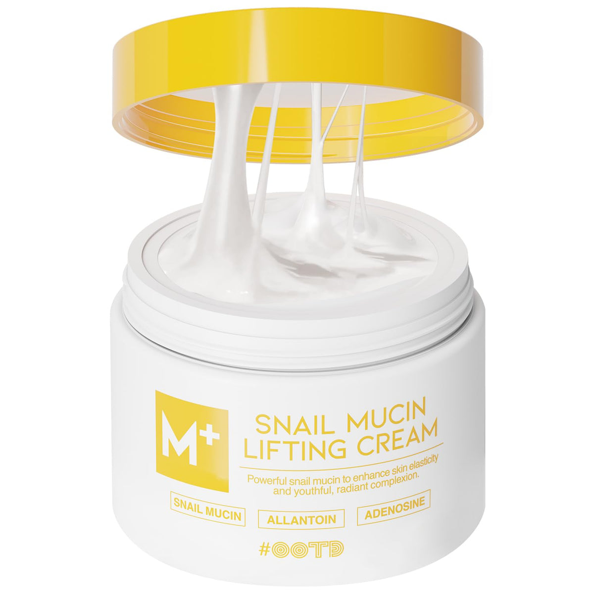 OOTD Snail Mucin Moisturizer packaging closeup highlights premium hydration.