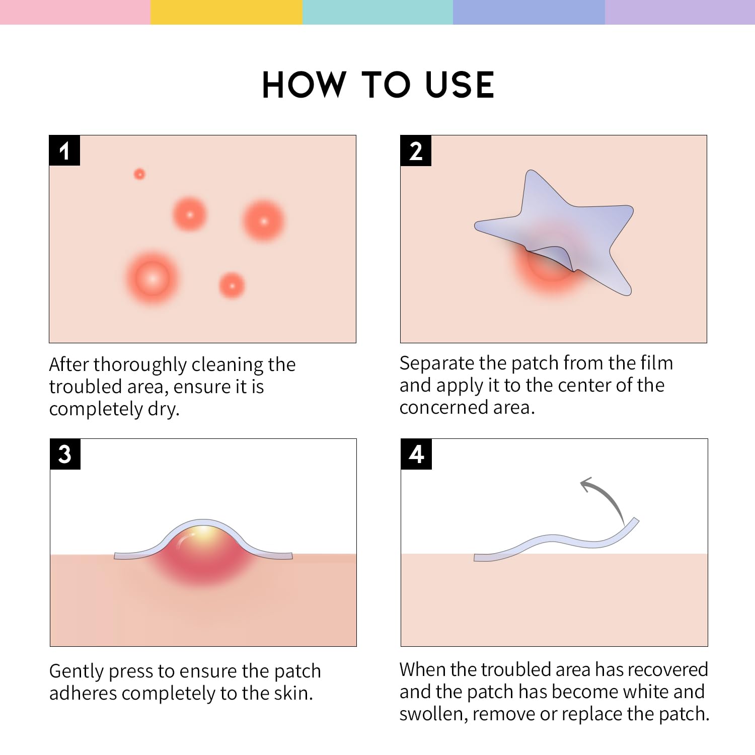 ootd star-pimple-patches skin-surface closeup showing thin barely-there comfort
