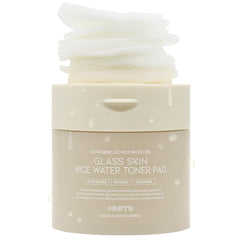 OOTD toner pads glass glow ritual close-up for radiant skin