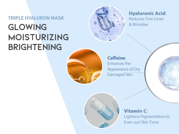 OOTD Triple Hyaluron Hydrating Mask application scene suggests easy at-home routine.