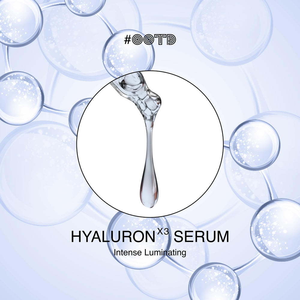 Applying the OOTD mask for hydrating and brightening skincare moment.