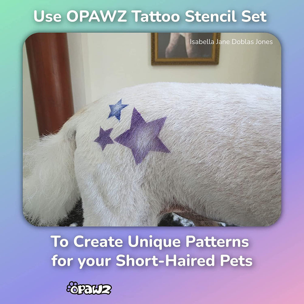 OPAWZ non-toxic washable dye label emphasizing safe, easy removal.
