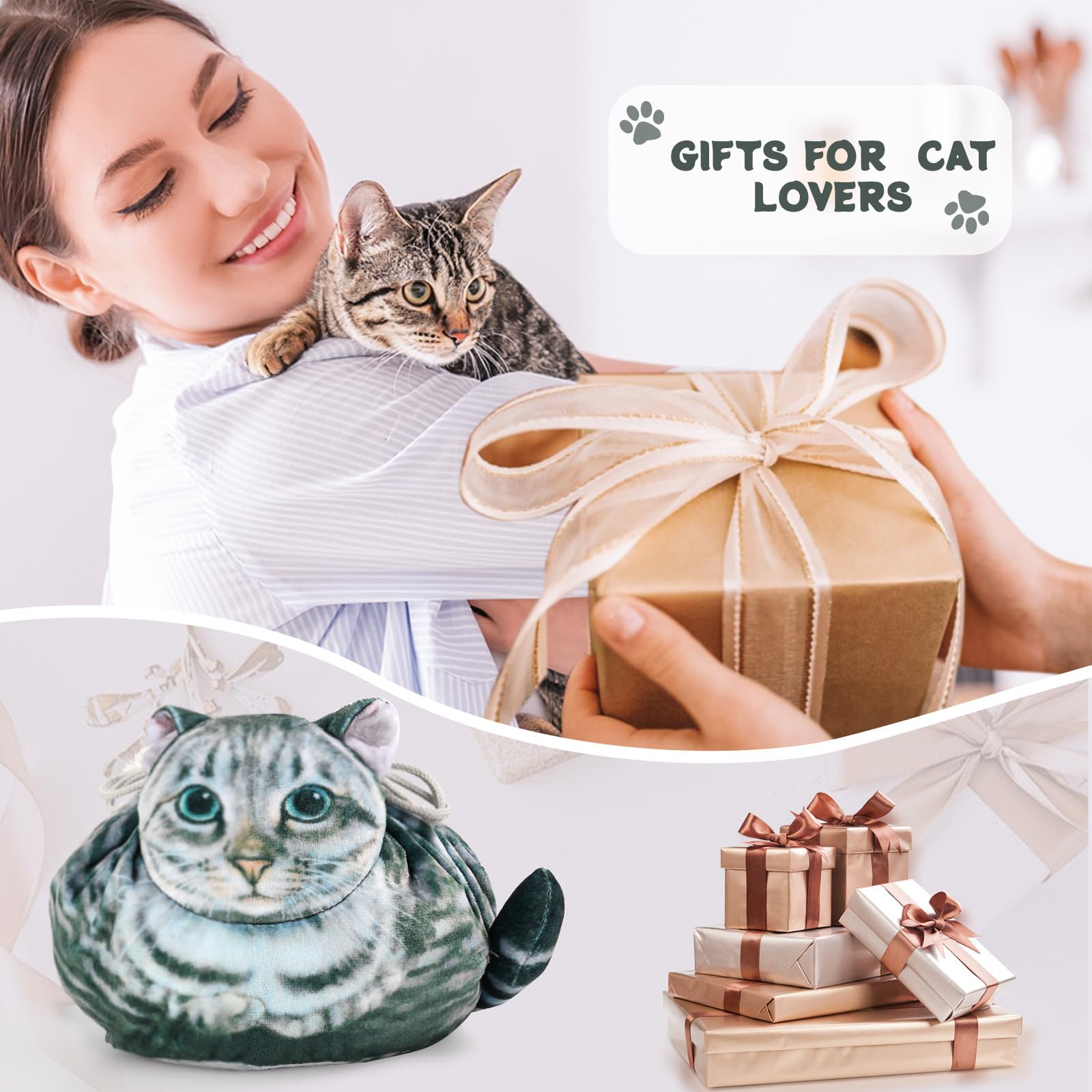 Openhahaha cat bag on dresser showing desktop organization