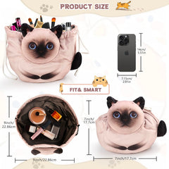 Openhahaha cat head 3d design detail adds whimsy to daily routine