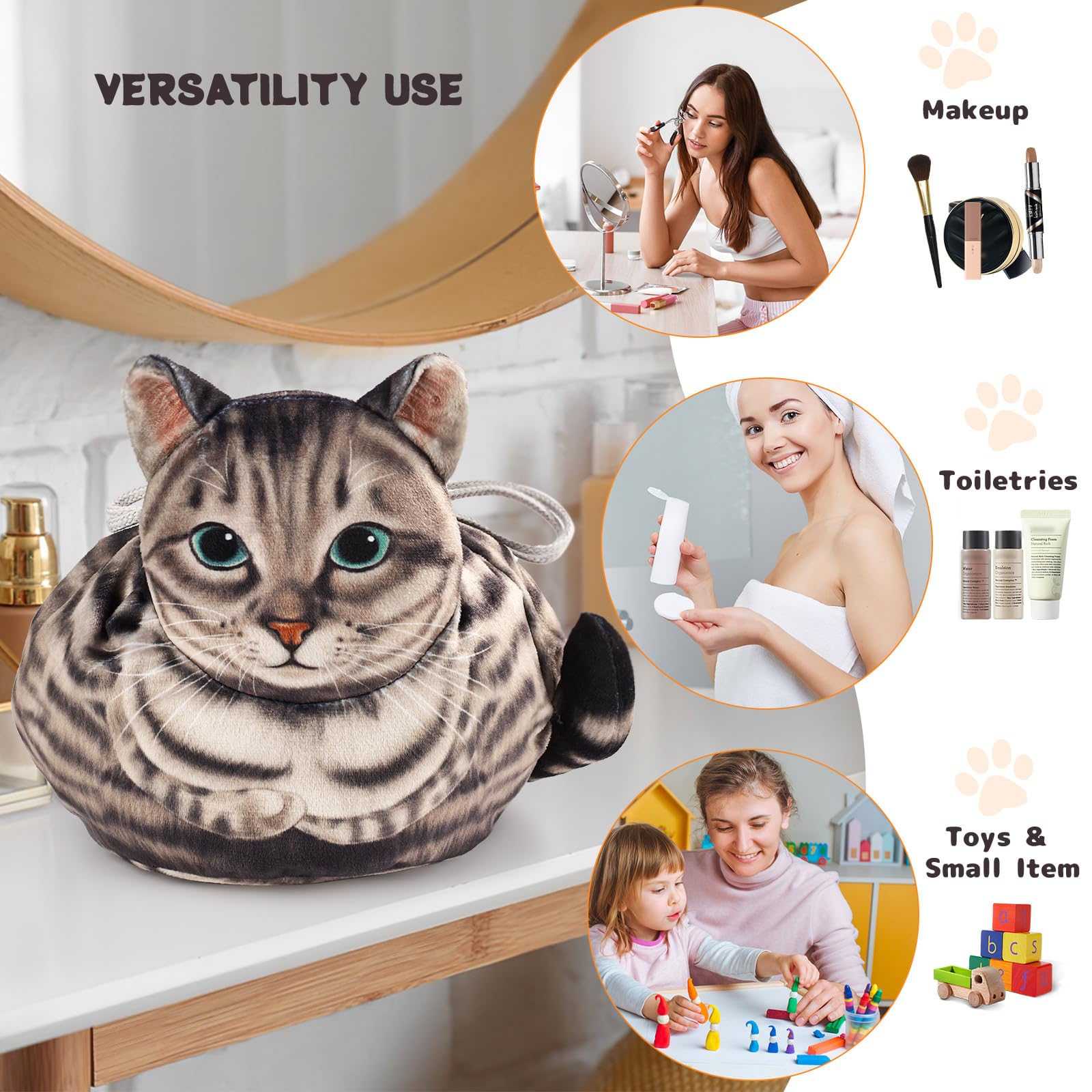 Openhahaha drawstring closure for easy access and spill prevention