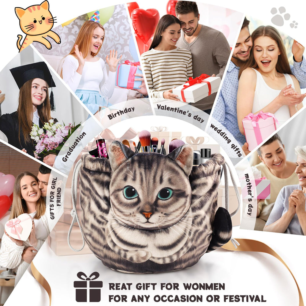 Openhahaha gift for cat lovers cat-shaped bag for women