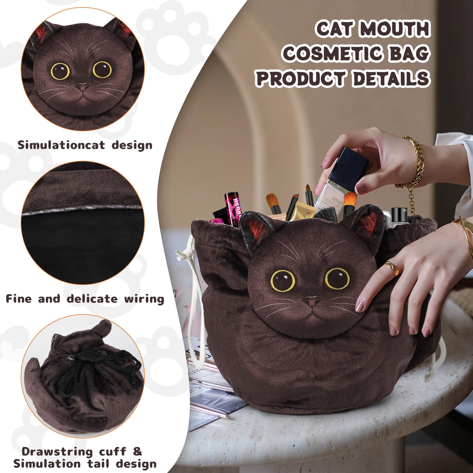 Openhahaha large capacity travel makeup bag holds essentials for trips and gym days