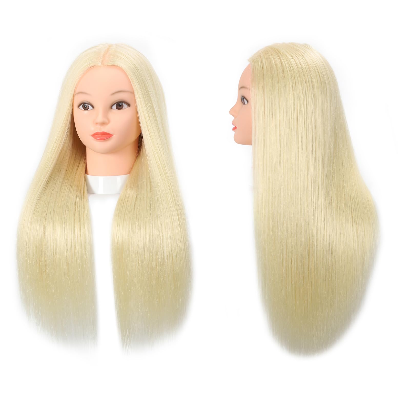 Opini mannequin head curl-straighten guidance for heat styling training