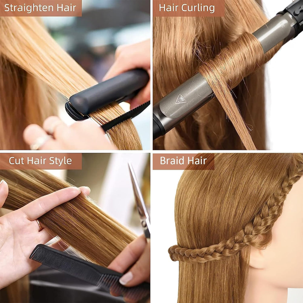 Opini mannequin head setup for curling and straightening practice