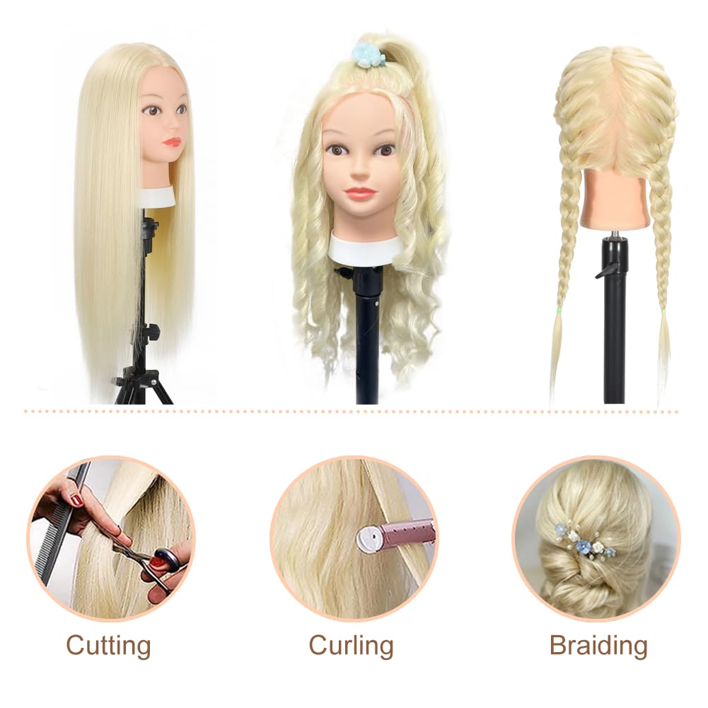 Opini mannequin head tools-pack with nine tools for complete styling practice