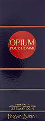 Opium by Yves Saint Laurent men spray close-up for bold allure.