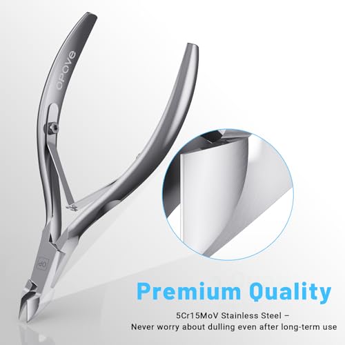 opove X7 professional salon-use cuticle cutter in action.