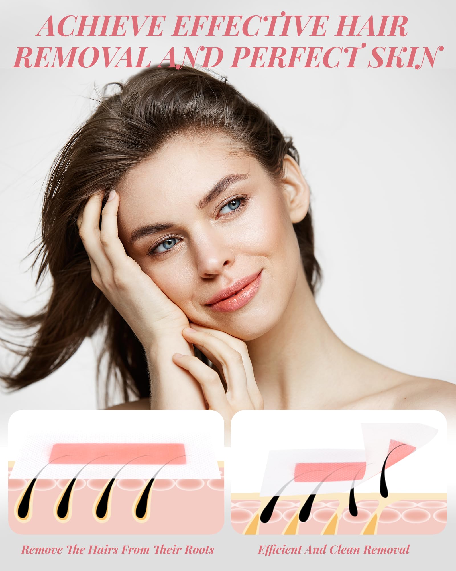 OPOX low-temperature waxing is gentle on sensitive skin