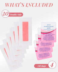 OPOX wax strips activation by rubbing hands for quick warm-up