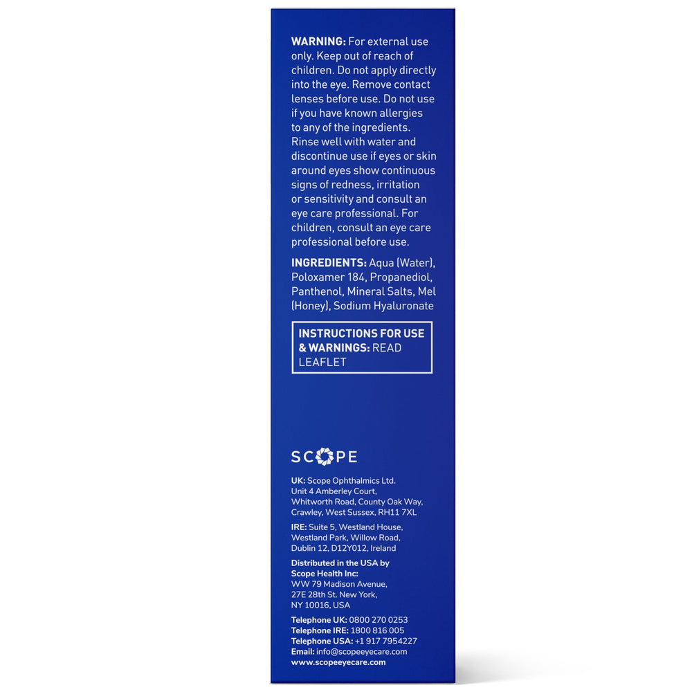 Optase Life preservative-free formula label implies a clean, gentle option